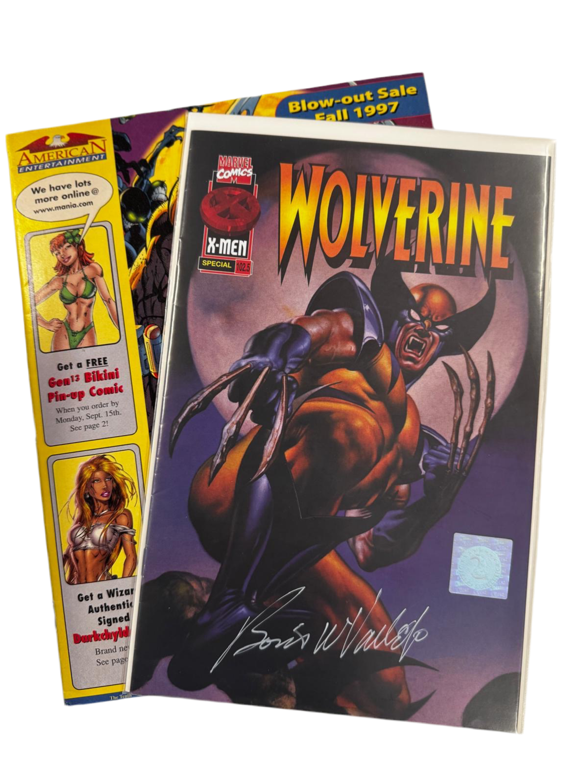 WOLVERINE, VOL. 2 #102.5 | MARVEL COMICS | 1996 | SIGNED! MOST SCARCE LOGAN COMIC | 🔑