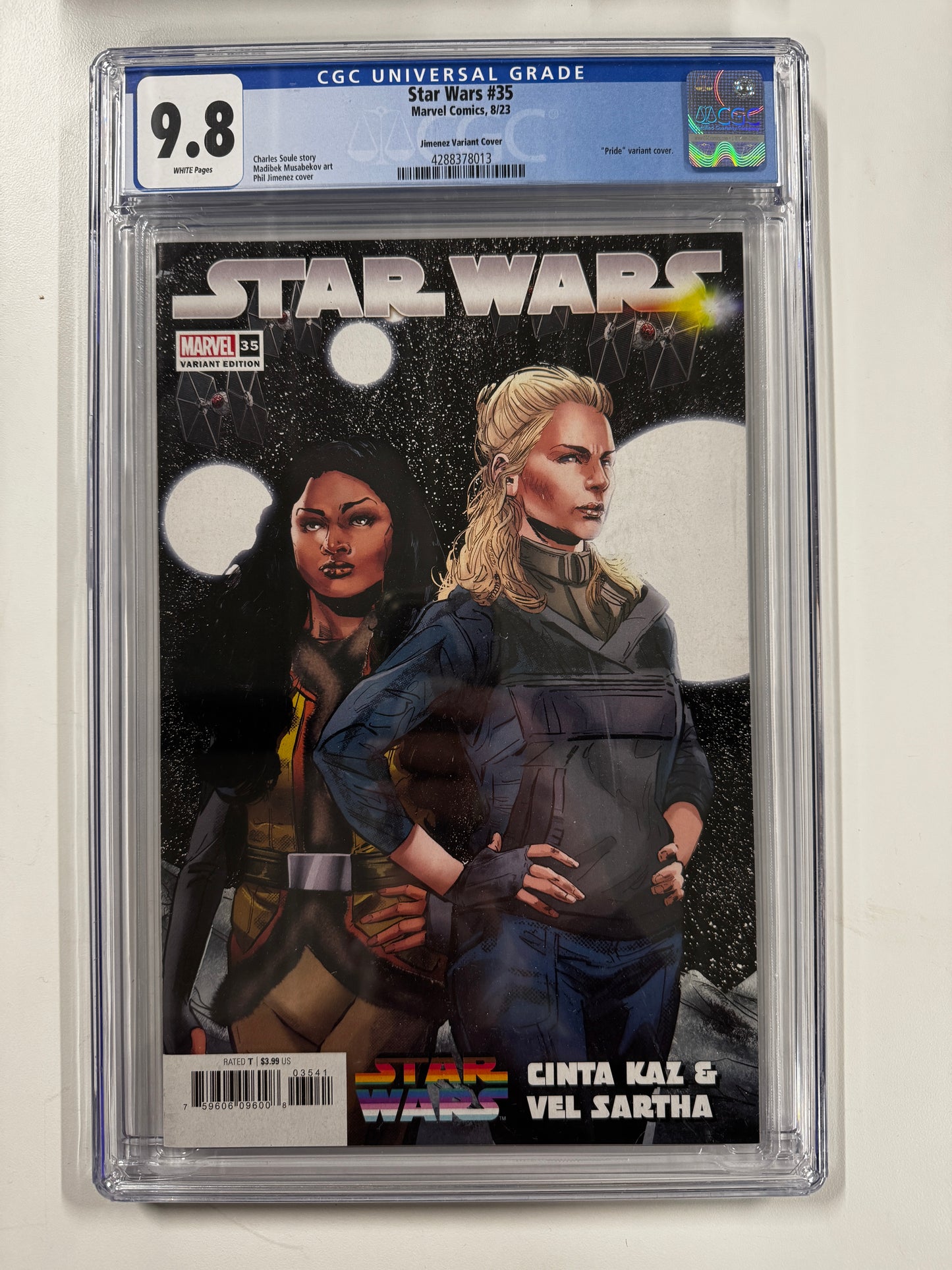 STAR WARS, VOL. 3 (MARVEL) #35 | MARVEL COMICS | 2023 | D | 9.8 GCG SLAB GRADED COMIC