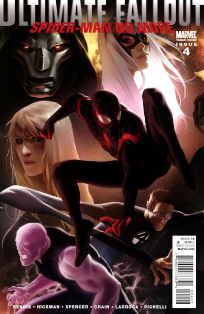 ULTIMATE FALLOUT #4 | MARVEL COMICS | 2011 | B | 1:25 LIMITED SCARSE VARIANT | DJURDJEVIC 1ST APP MILES MORALES | 🔑