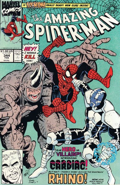 THE AMAZING SPIDER-MAN, VOL. 1 #344 | MARVEL COMICS | 1991 | 🔑