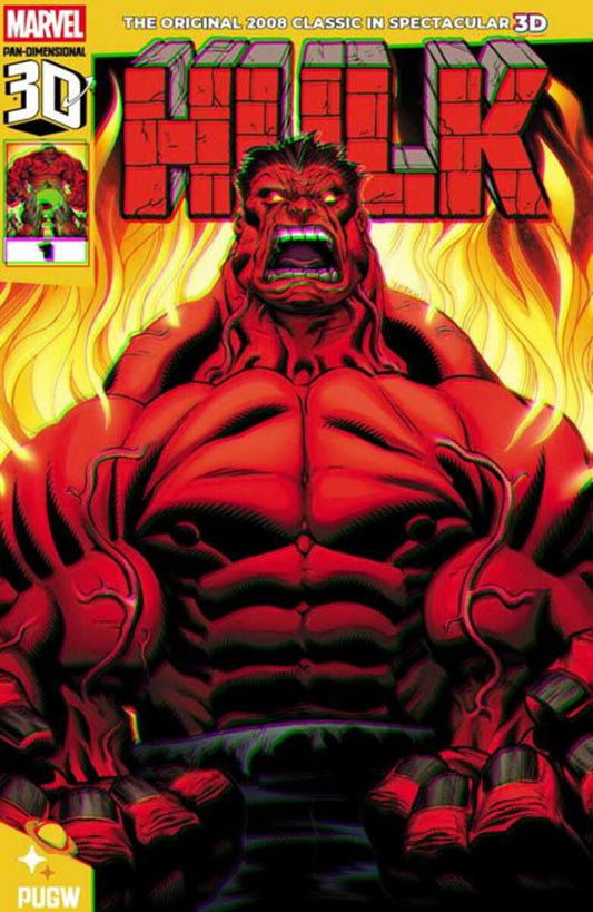 RED HULK (2008) #1 PAN DIMENSIONAL 3D EDITION | PAN-UNIVERSAL GALACTIC | JULY 2025