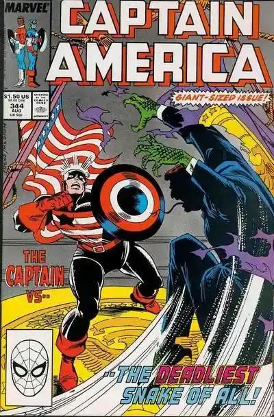 CAPTAIN AMERICA, VOL. 1 #344 | MARVEL COMICS | 1988 | A
