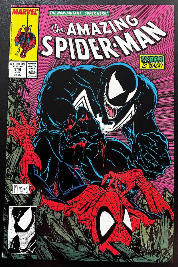 THE AMAZING SPIDER-MAN, VOL. 1 #316 | MARVEL COMICS | 1989 | A | HIGH GRADE  9.0 + |🔑