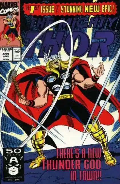 THOR, VOL. 1 #433 | MARVEL COMICS | 1991 | A | 1ST APP THOR |  ERIC MASTERSON | WANTED KEY ISSUES 🔑