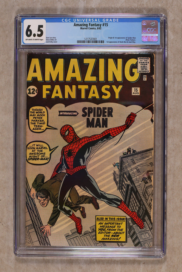 Example of a FN+ 6.5 graded comic