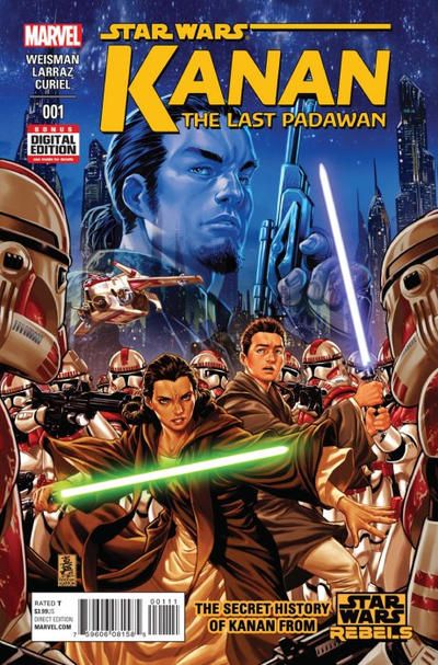 STAR WARS: KANAN: THE LAST PADAWAN #1 | MARVEL COMICS | 2015 | A | 🔑