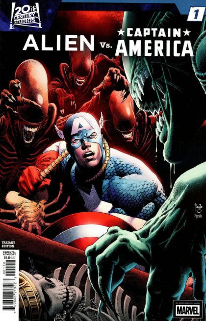 ALIEN VS. CAPTAIN AMERICA #1  | 1:25 RATIO INCENTIVE VARIANT | MARVEL | NOVEMBER 2025