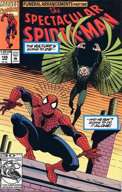 THE SPECTACULAR SPIDER-MAN, VOL. 1 #186 | MARVEL COMICS | 1992 | A