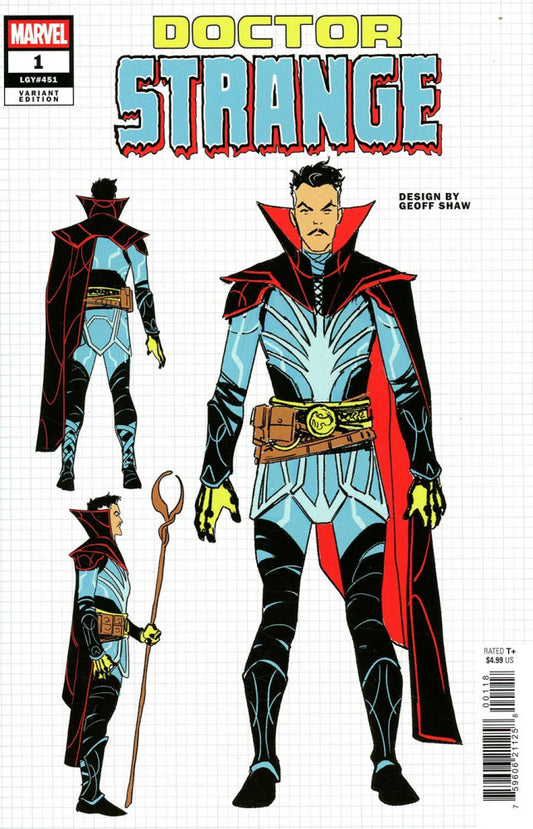 DOCTOR STRANGE #1 GEOFF SHAW DESIGN VARIANT | MARVEL | DECEMBER 2025