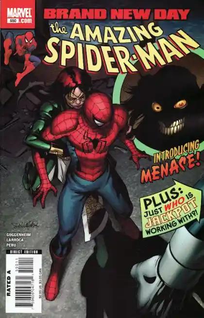 THE AMAZING SPIDER-MAN, VOL. 2 #550 | MARVEL COMICS | 2008 | A  | 1ST MENACE 🔑