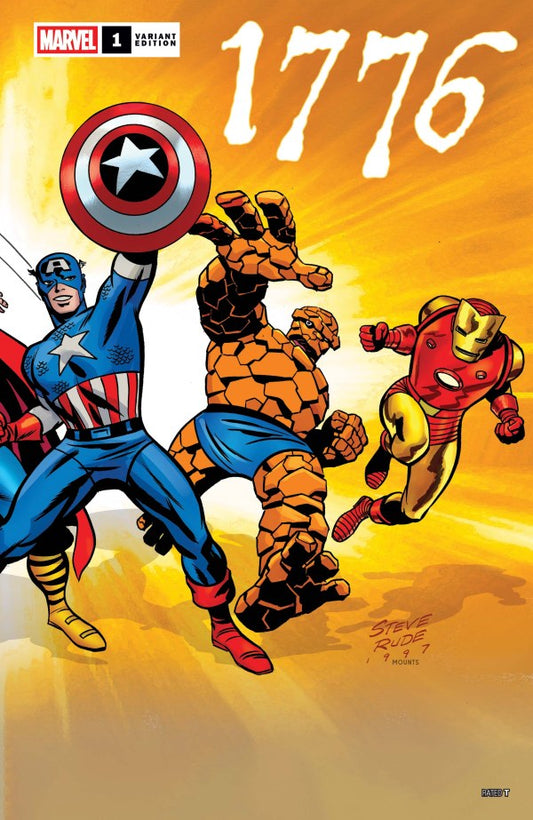 1776 #1 STEVE RUDE WRAPAROUND VARIANT | MARVEL | NOVEMBER 2025