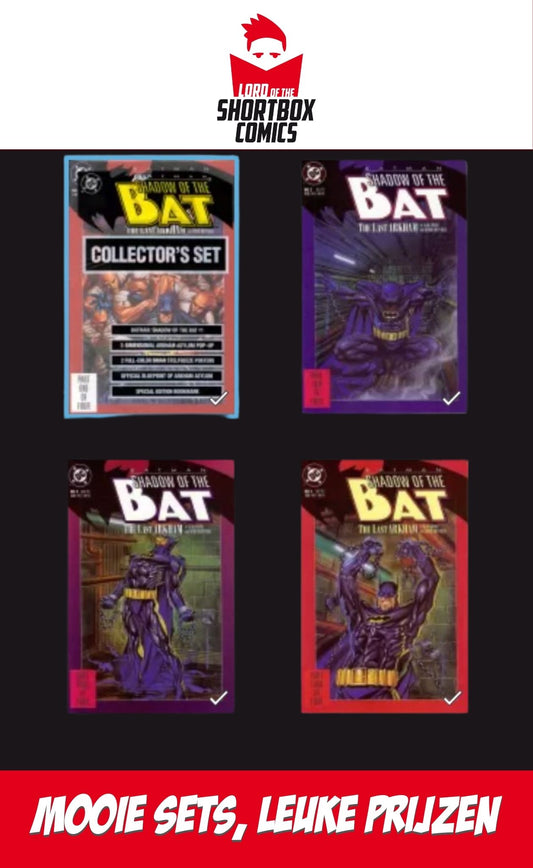 SET BATMAN: SHADOW OF THE BAT ##1-4 | DC COMICS | 1992 | B | SET VAN 4 COMICS
