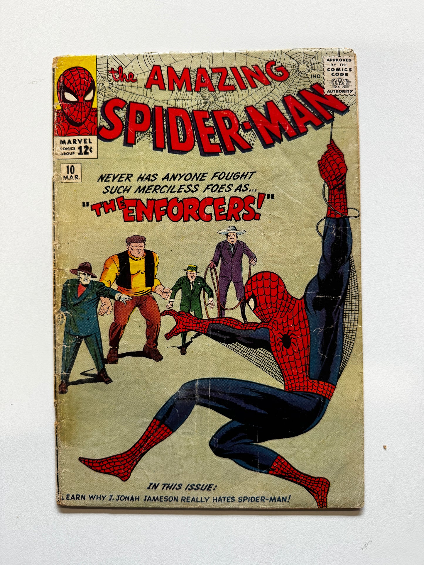 THE AMAZING SPIDER-MAN, VOL. 1 #10 | MARVEL COMICS | 1964 | EST GRADE 2.0