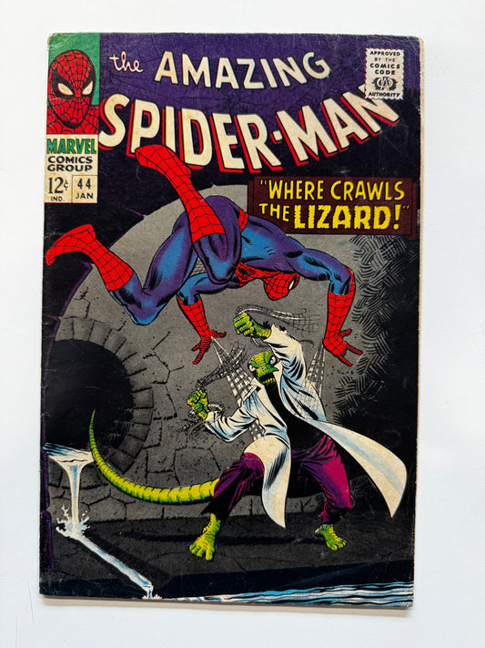 THE AMAZING SPIDER-MAN, VOL. 1 #44 | MARVEL COMICS | 1967 | EST GRADE VG+ 4.5