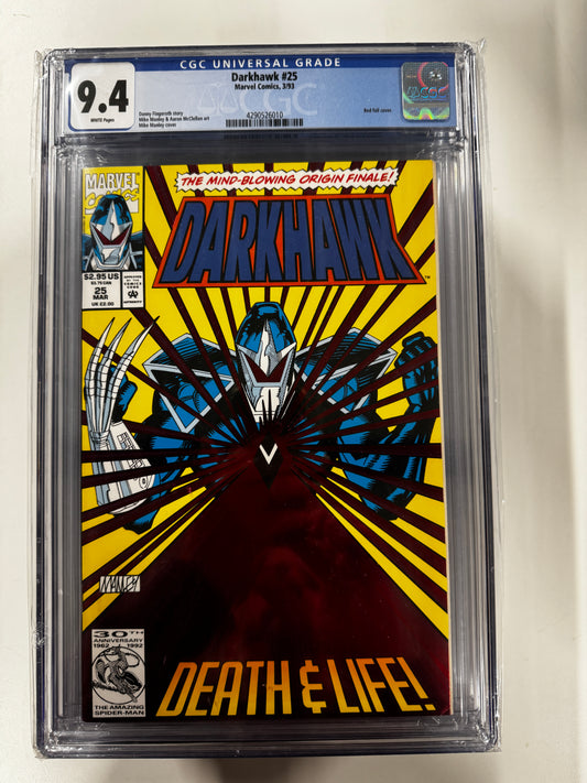 DARKHAWK, VOL. 1 #25 | MARVEL COMICS | 1993 | A | 9.4 GCG SLAB GRADED COMIC