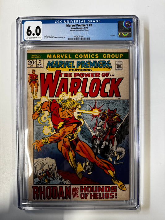 Marvel Premiere #2 | MARVEL COMICS | 1972 | A  | 6.0 GCG SLAB GRADED COMIC