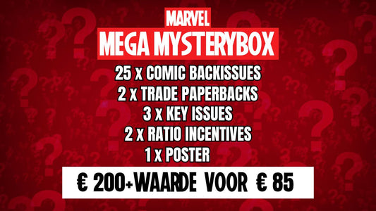 MARVEL MEGA MYSTERYBOX |  €200 WAARDE VOOR  €85