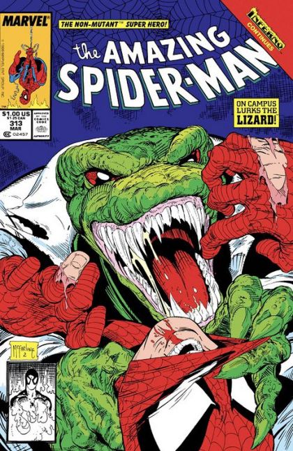 THE AMAZING SPIDER-MAN, VOL. 1 #313 | MARVEL COMICS | 1989 | A | 🔑