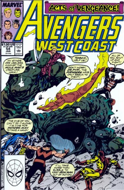 THE WEST COAST AVENGERS, VOL. 2 #54 | MARVEL COMICS | 1990 | A