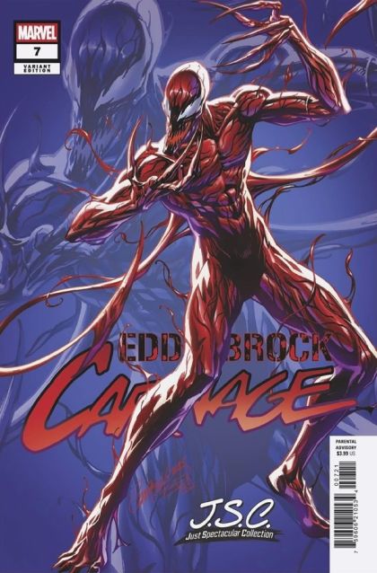 EDDIE BROCK: CARNAGE #7 J. SCOTT CAMPBELL VARIANT | MARVEL | AUGUST 2025