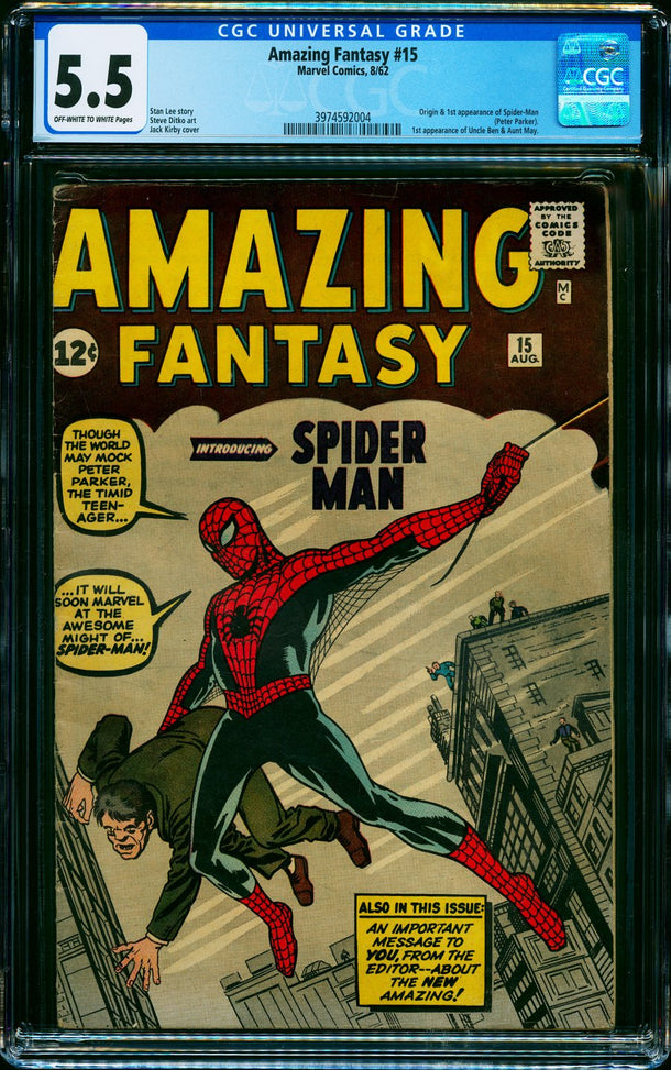 Example of a FN- 5.5 graded comic