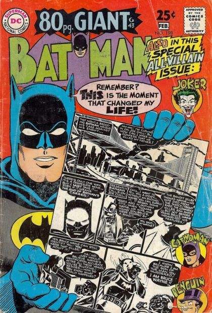 BATMAN, VOL. 1 #198 | DC COMICS | 1968 | MID GRADE