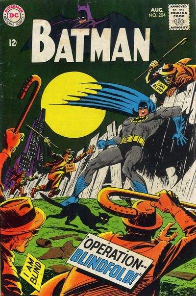 BATMAN, VOL. 1 #204 | DC COMICS | 1968 | MID GRADE - Shortbox Comics
