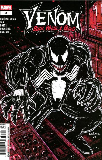 VENOM: BLACK, WHITE & BLOOD #3 | MARVEL | OCTOBER 2025