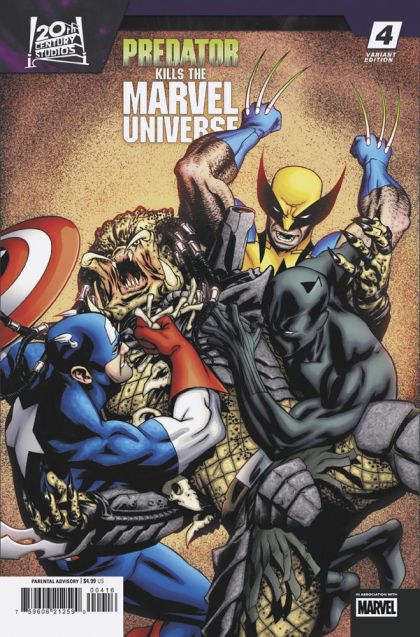 PREDATOR KILLS THE MARVEL UNIVERSE #4  | 1:25 RATIO INCENTIVE VARIANT | MARVEL | NOVEMBER 2025