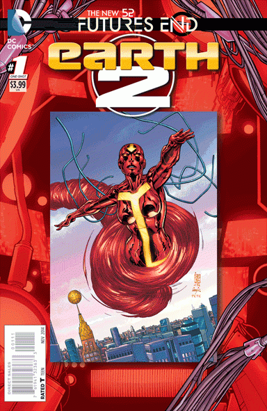 EARTH 2: FUTURES END #1 | DC COMICS | 2014 | 3D LENTICULAR COVER - Shortbox Comics
