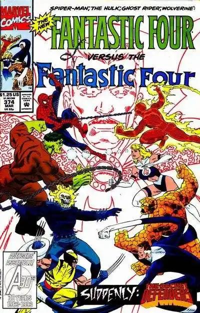 FANTASTIC FOUR, VOL. 1 #374 | MARVEL COMICS | 1993 | A - Shortbox Comics