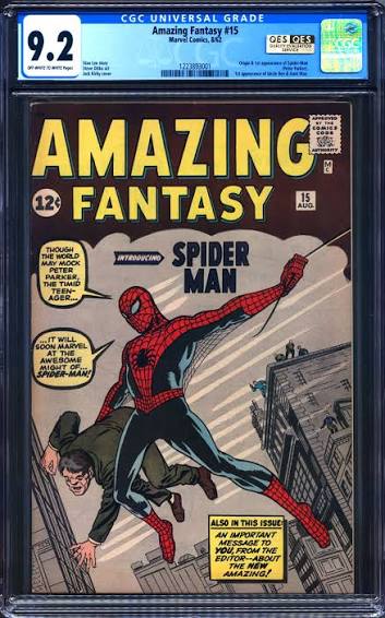 Example of a NM- 9.2 graded comic
