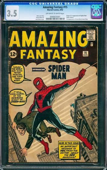 Example of a VG- 3.5 or lower graded comic