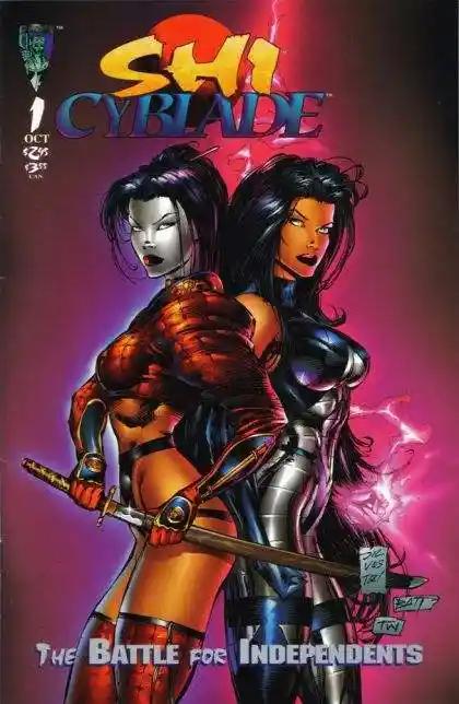 SHI / CYBLADE: BATTLE FOR INDEPENDENTS #1 | CRUSADE COMICS | 1995 | A | 🔑