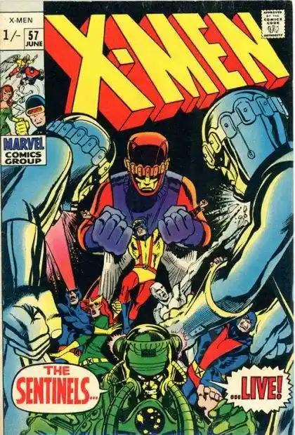 UNCANNY X-MEN, VOL. 1 #57 | MARVEL COMICS | 1969 | B | MID GRADE | 🔑 - Shortbox Comics