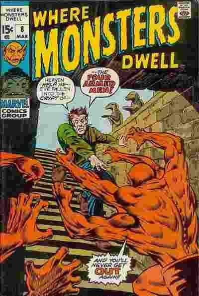 WHERE MONSTERS DWELL, VOL. 1 #8 | MARVEL COMICS | 1971 | MID GRADE